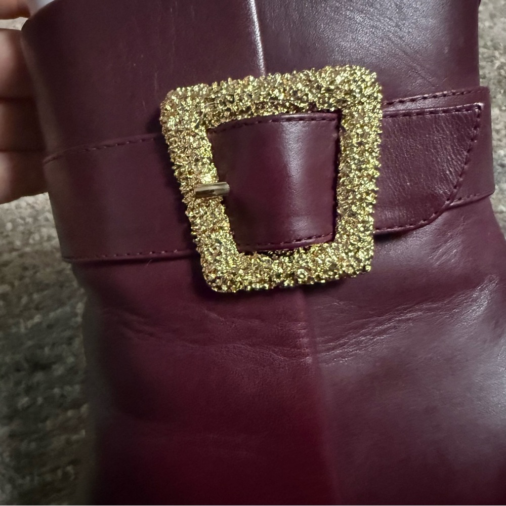 Sam Edelman Weslie Leather Wedge Boots - Picture 7 of 16